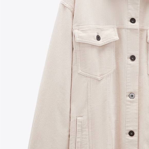 NWT Bloggers Favorite ZARA Corduroy Overshirt - Picture 11 of 16